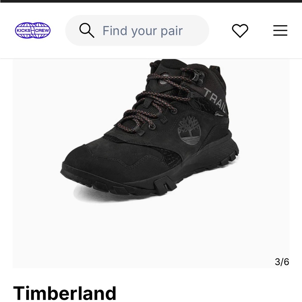 Timberland Garrison Trail Mid Men's Black Shoes